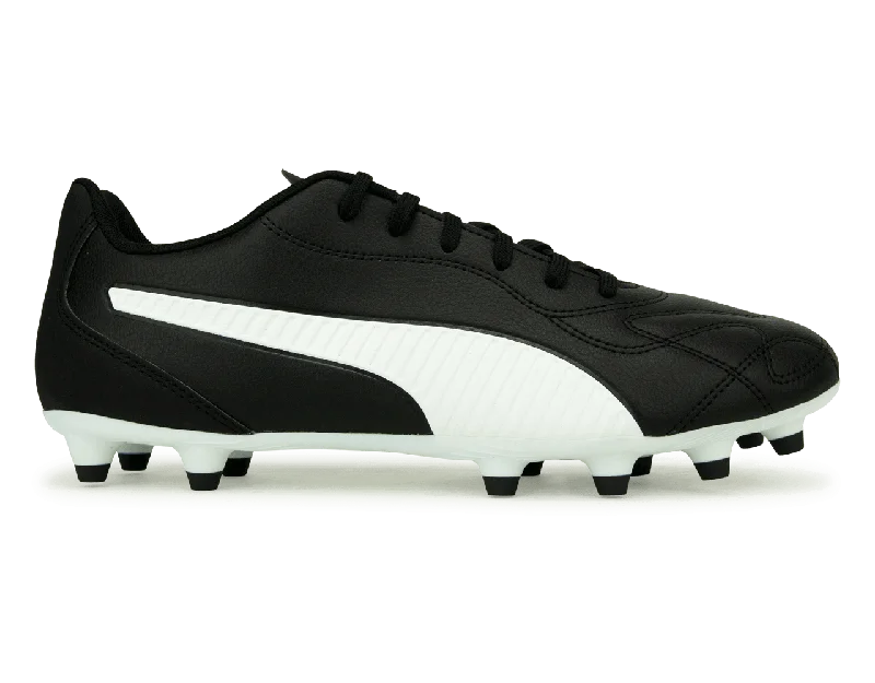 PUMA Men's Monarch II FG/AG Black/White